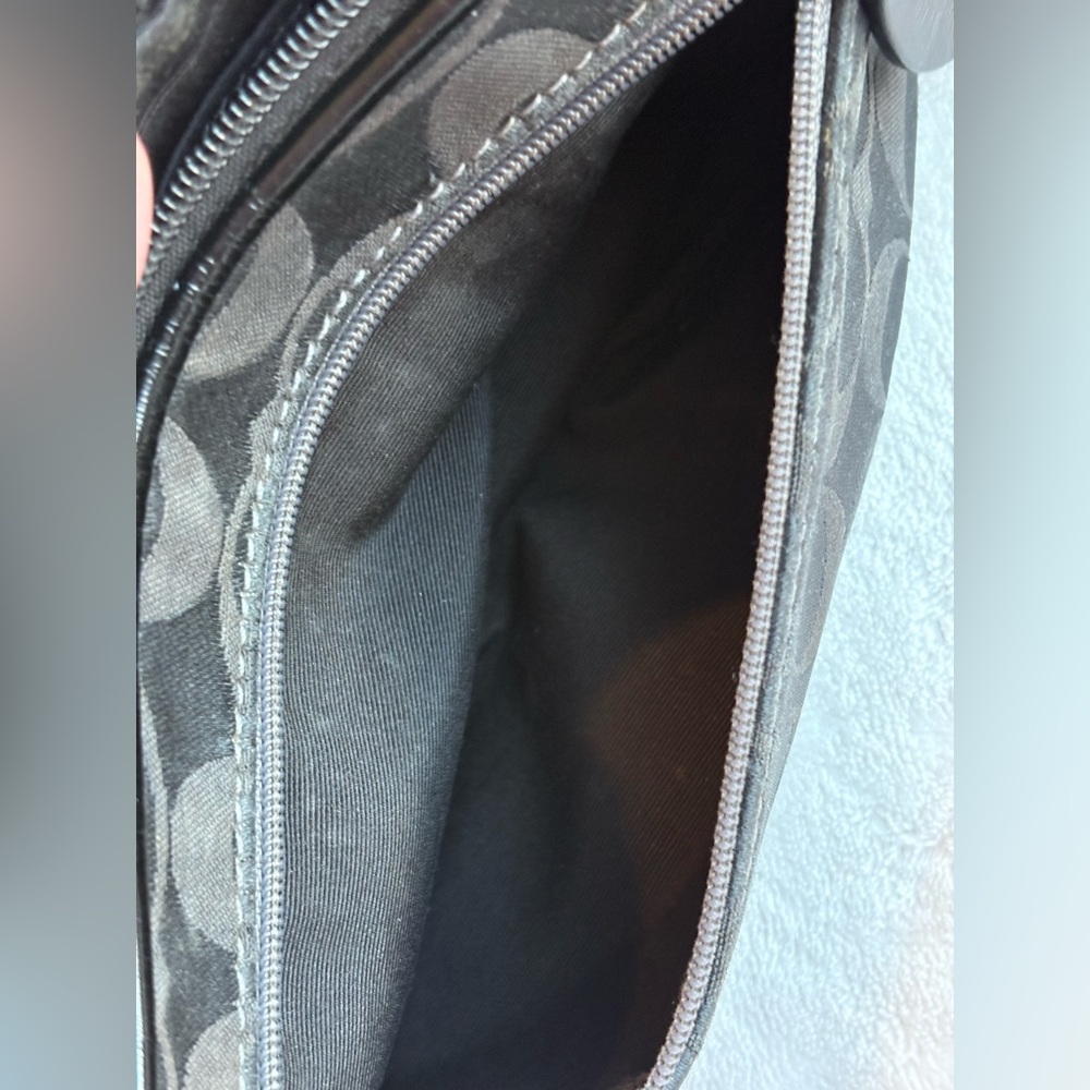 Coach Signature Canvas Wristlet Pouch - Picture 12 of 16